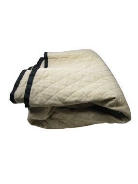 RLL Ralph Lauren Vintage Twin Comforter Quilted Blanket Trim 100 Cotton USA